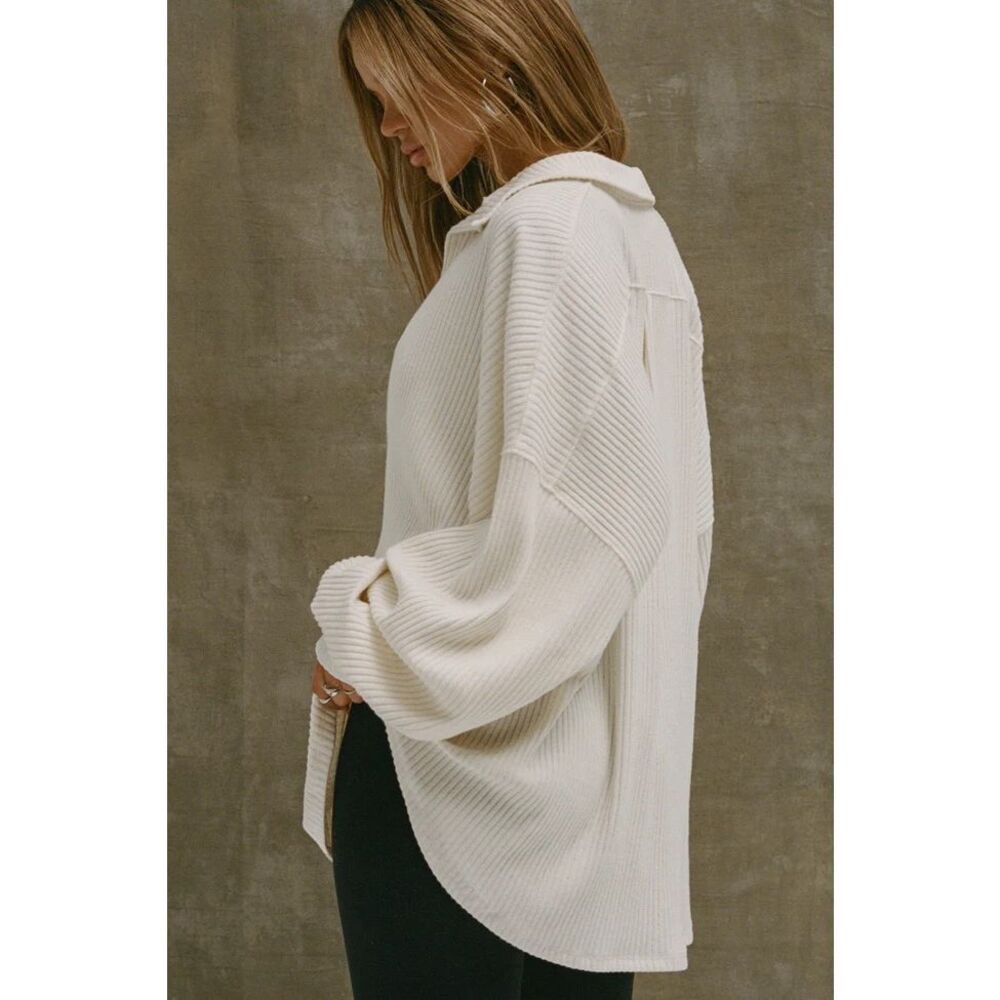 JOAH BROWN DEEP V PULLOVER - Picture 5 of 9